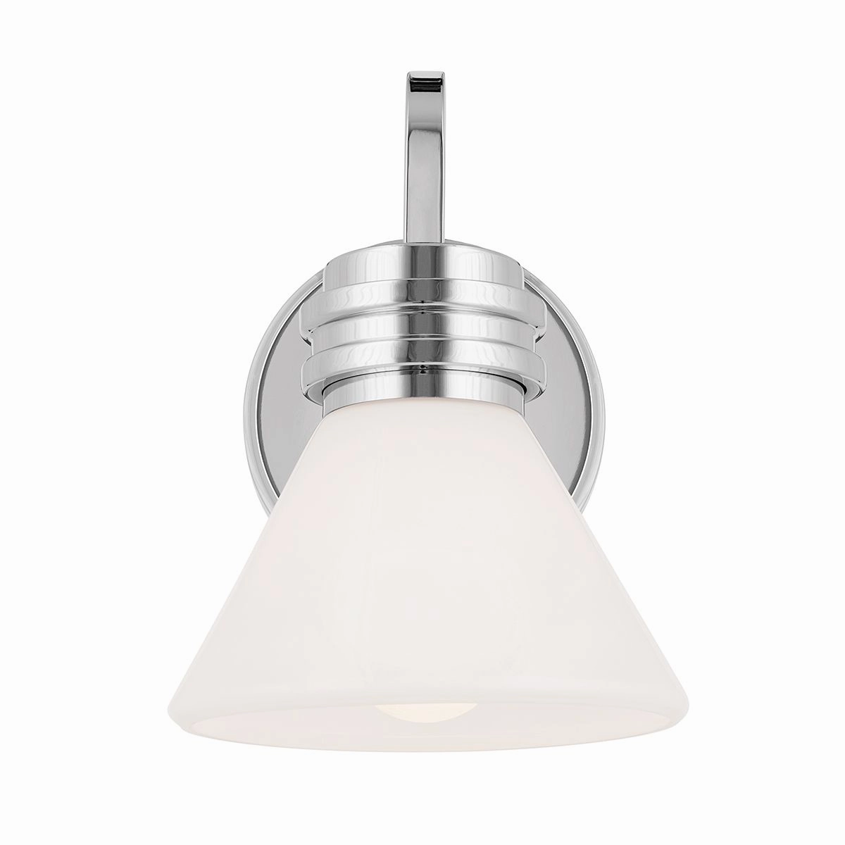 Kichler Farum Black with Polished Chrome Wall Light
