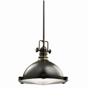 Kichler Hatteras Bay 33cm Bronze Pendant Ceiling Light soft glow ceiling light