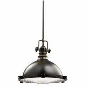 Kichler Hatteras Bay 33cm Bronze Pendant Ceiling Light ambient ceiling fixture