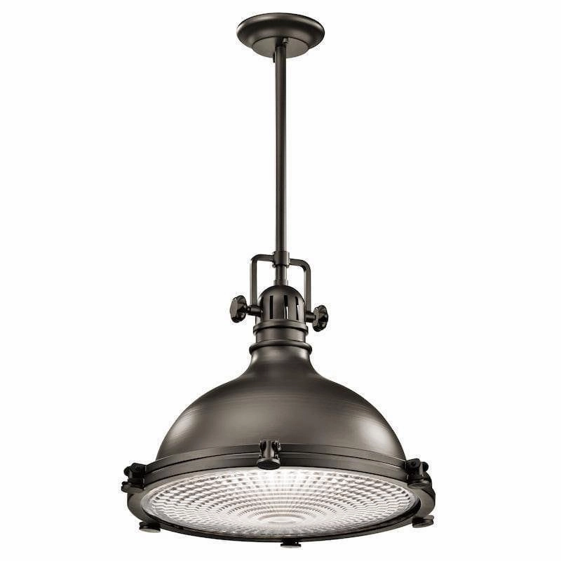 Kichler Hatteras Bay XL Old Bronze Ceiling Pendant soft glow ceiling light