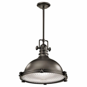 Kichler Hatteras Bay XL Old Bronze Ceiling Pendant soft glow ceiling light