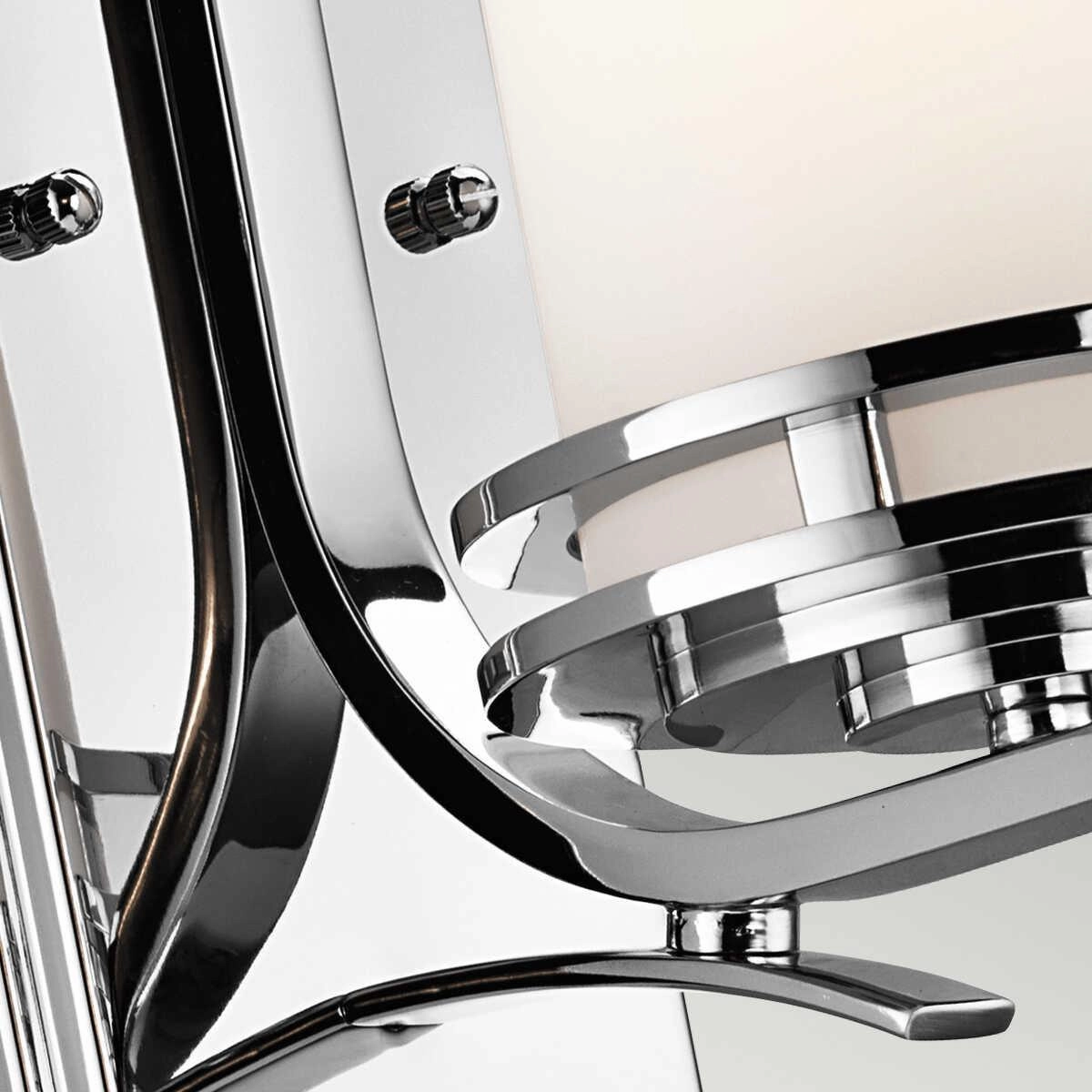 Kichler Hendrik 1 Light Polished Chrome Bathroom Wall Light