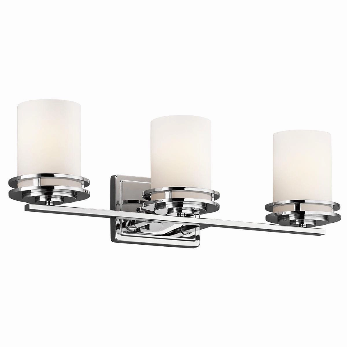 Kichler Hendrik 3 Light Polished Chrome Bathroom Wall Light vintage desk lamp