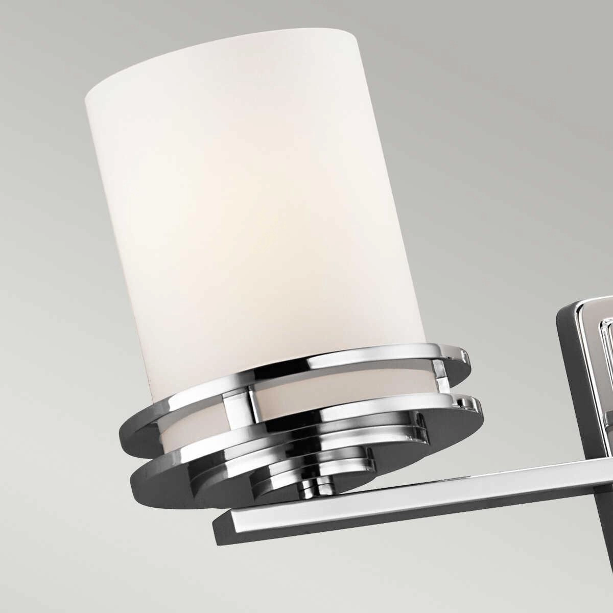 Kichler Hendrik 3 Light Polished Chrome Bathroom Wall Light