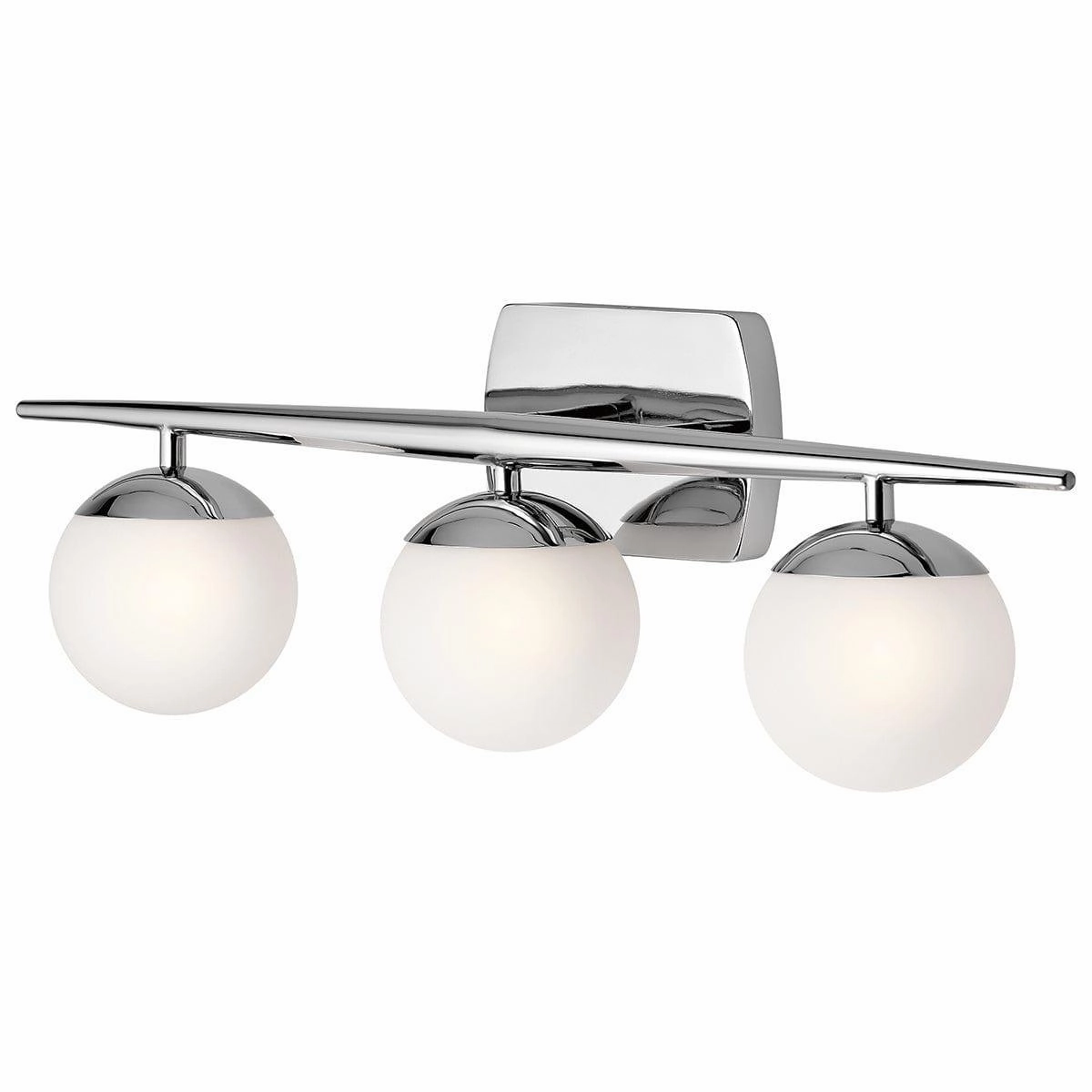 Kichler Jasper 3 Light Polished Chrome Bathroom Wall Light vintage desk lamp