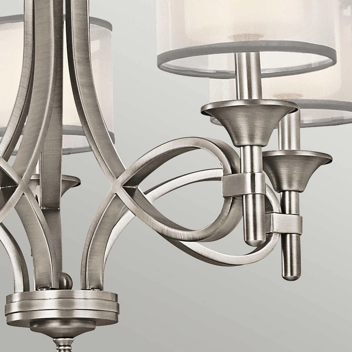 Kichler Lacey 5 Light Chandelier - Antique Pewter
