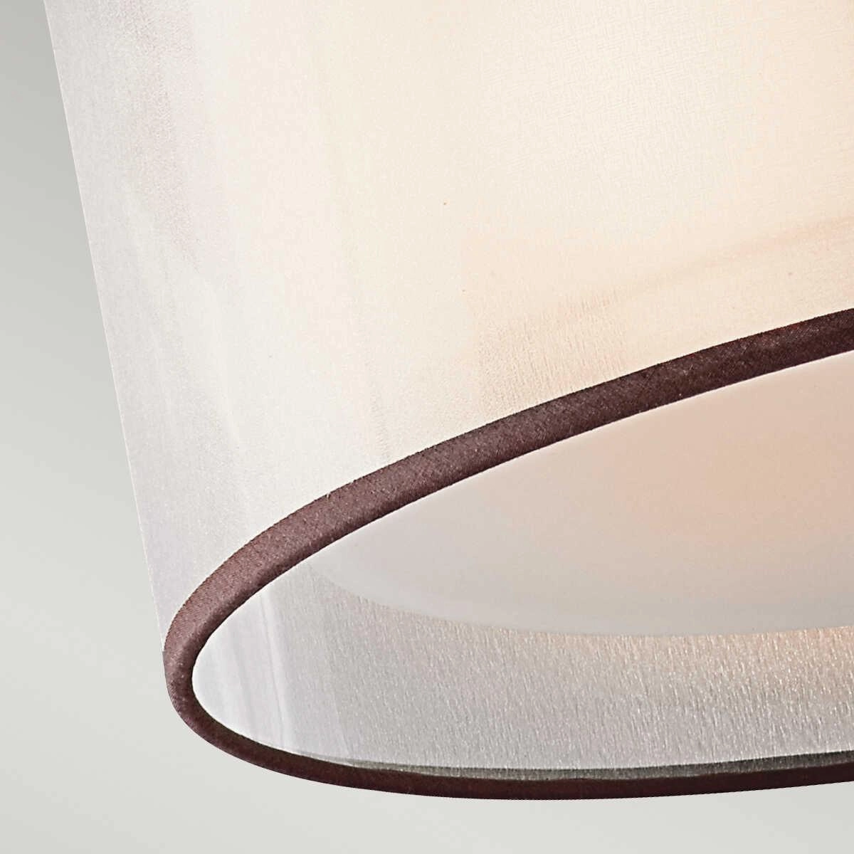 Kichler Lacey Mission Bronze Small Ceiling Semi-Flush Light