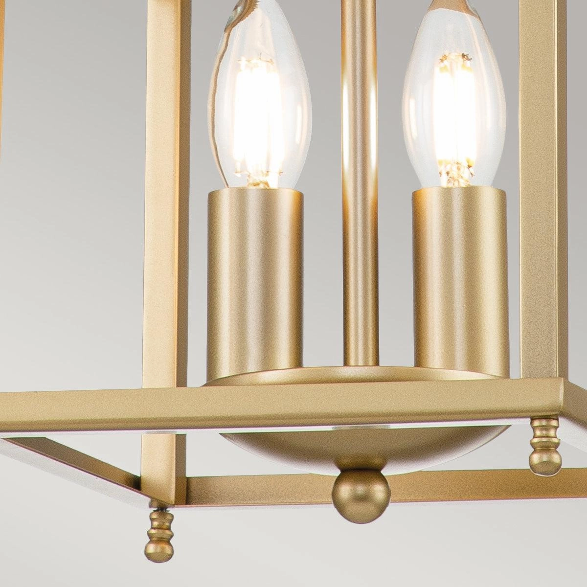Kichler Larkin 2 Light Brass Small Ceiling Pendant