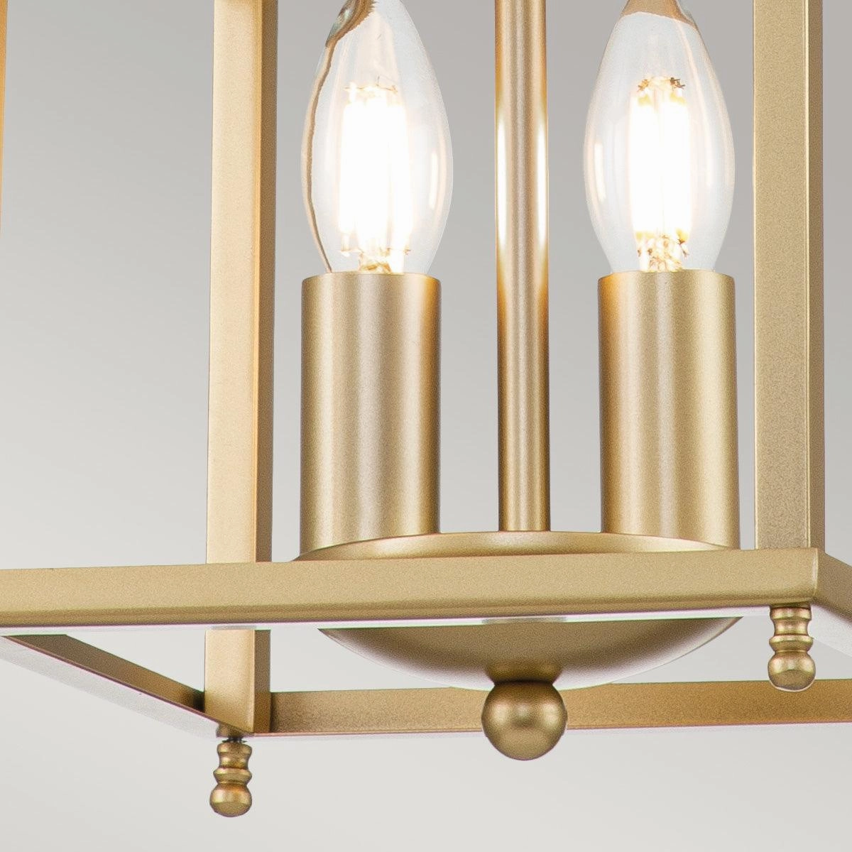 Kichler Larkin 2 Light Brass Small Ceiling Pendant