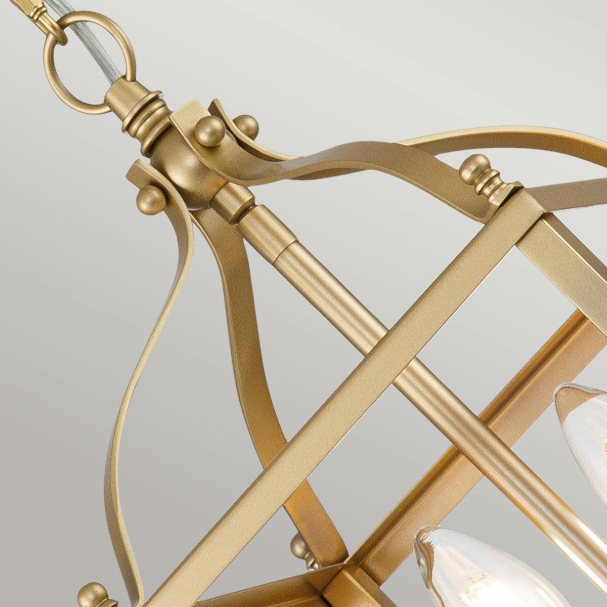 Kichler Larkin 2 Light Brass Small Ceiling Pendant