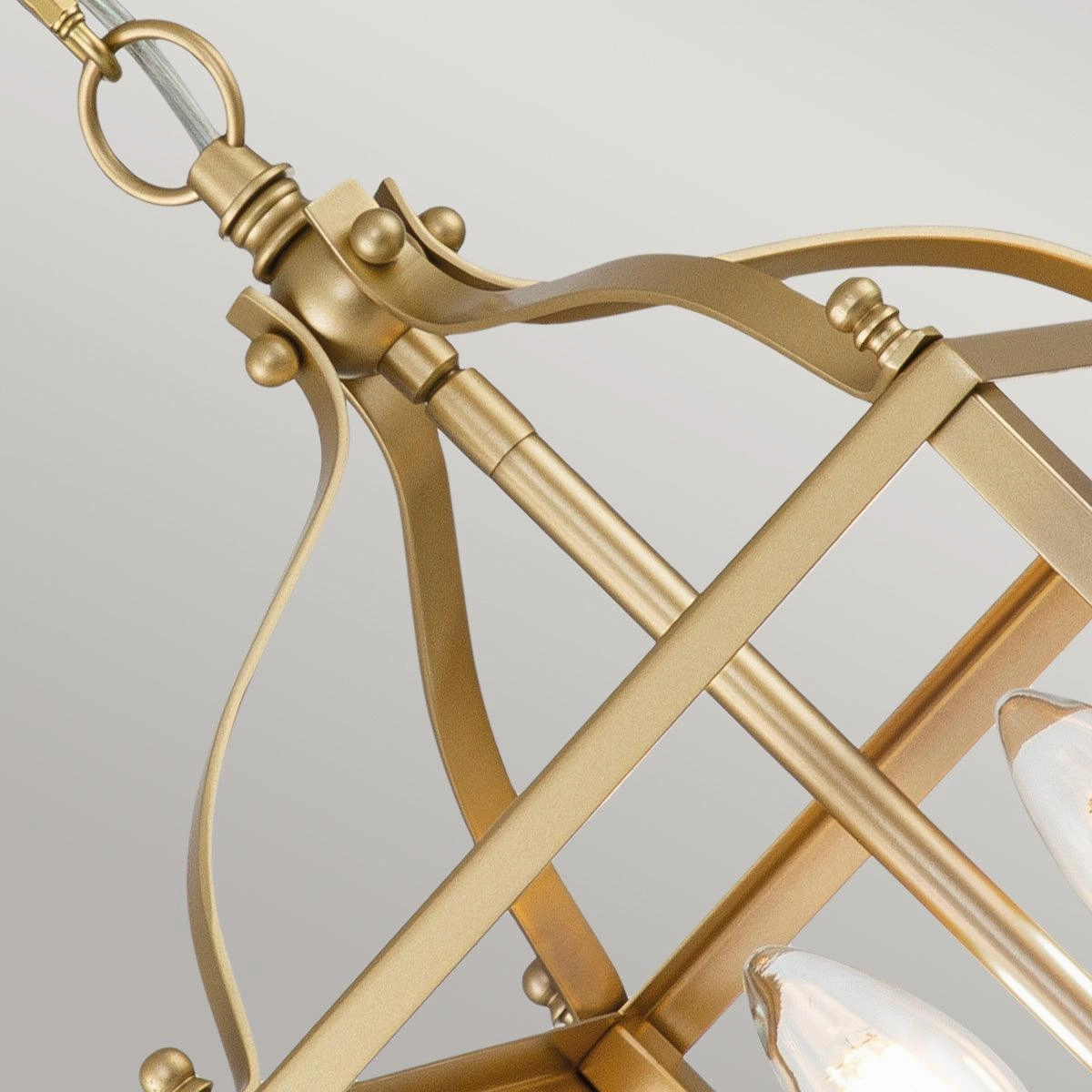 Kichler Larkin 2 Light Brass Small Ceiling Pendant