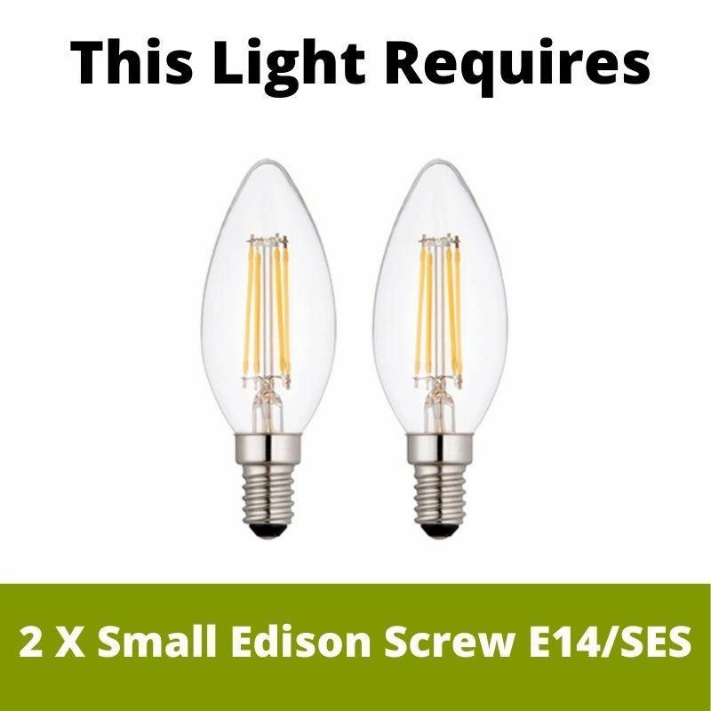Kichler Larkin 2 Light Brass Small Ceiling Pendant