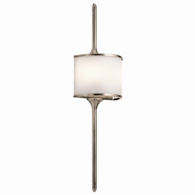 Kichler Mona 2 Light Classic Pewter Bathroom Wall Light vintage desk lamp