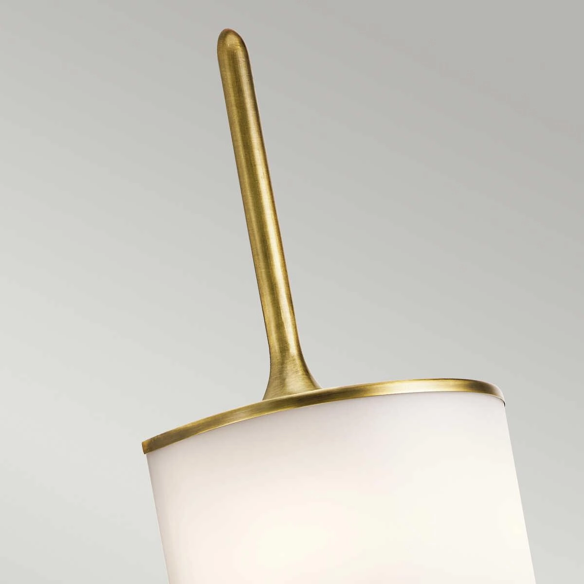 Kichler Mona 2 Light Natural Brass Bathroom Wall Light