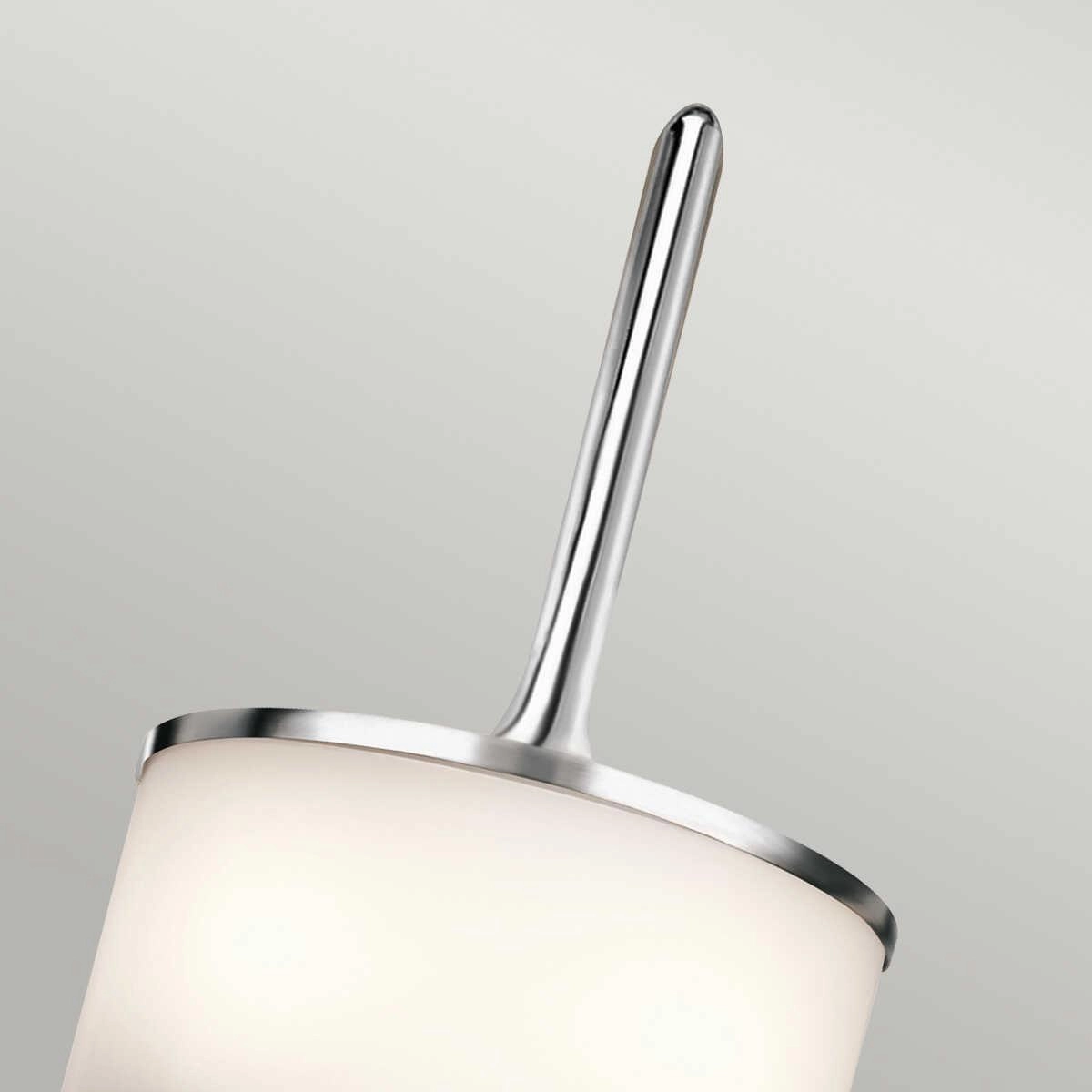 Kichler Mona 2 Light Polished Chrome Bathroom Wall Light - 17cm