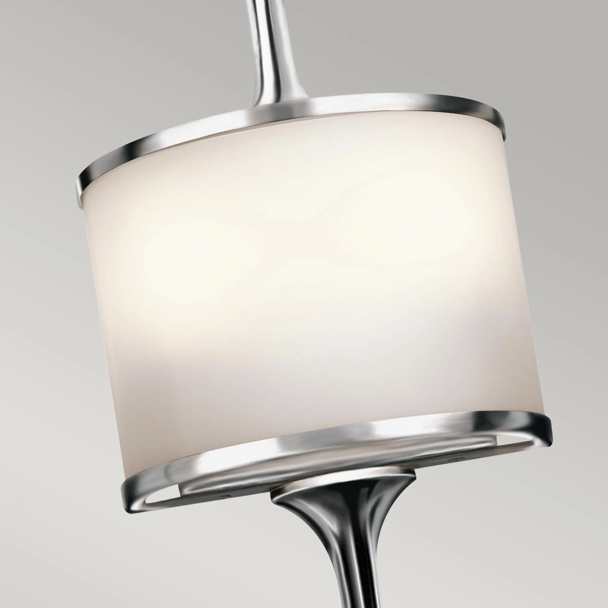 Kichler Mona 2 Light Polished Chrome Bathroom Wall Light - 17cm