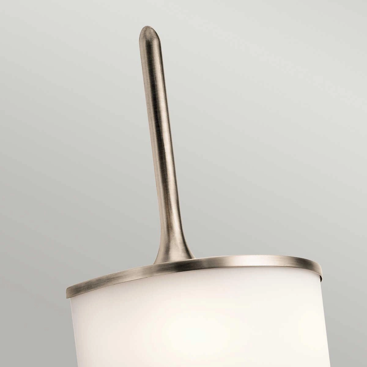 Kichler Mona 2 Light Small Pewter Bathroom Wall Light