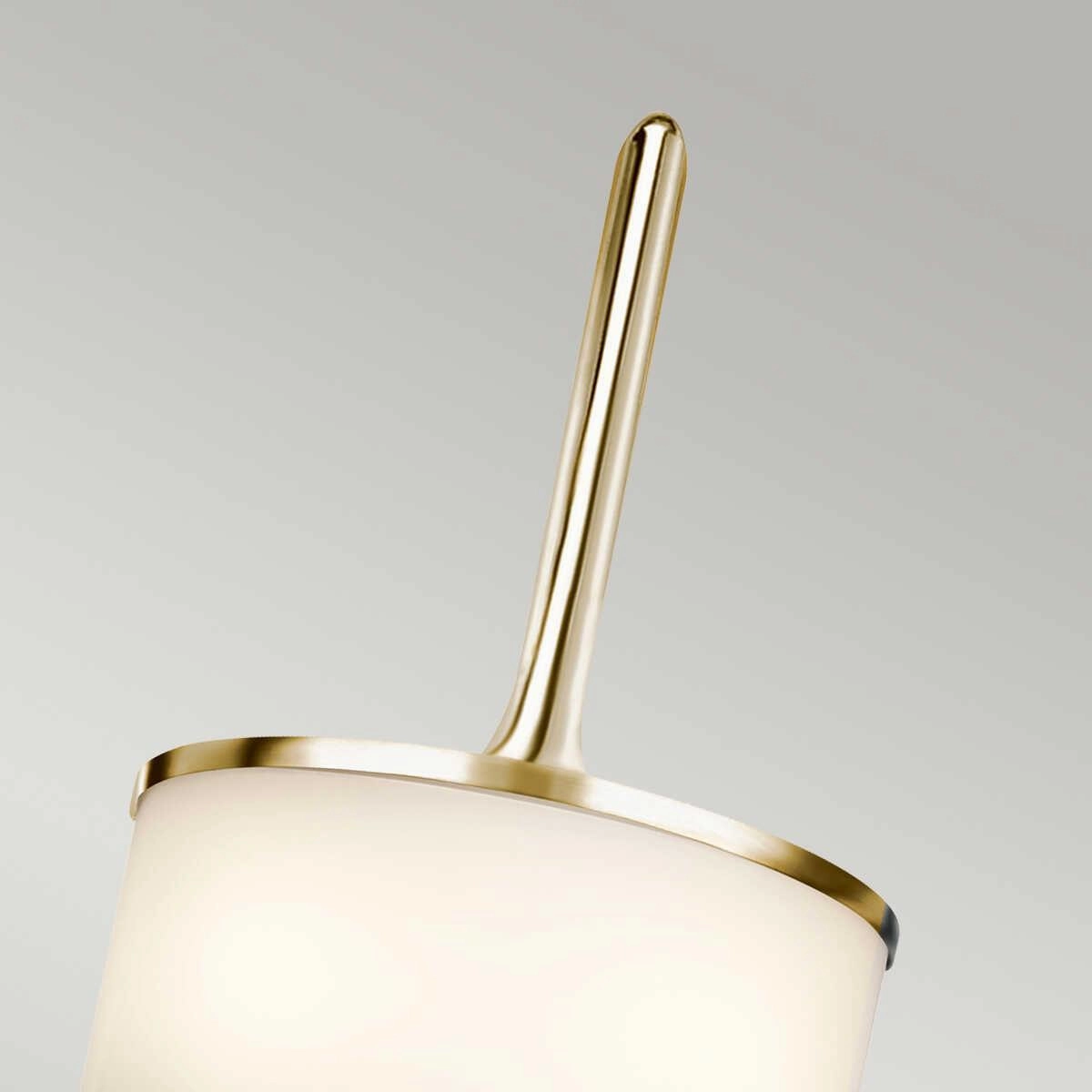 Kichler Mona 2 Light Small Polished Brass Bathroom Wall Light