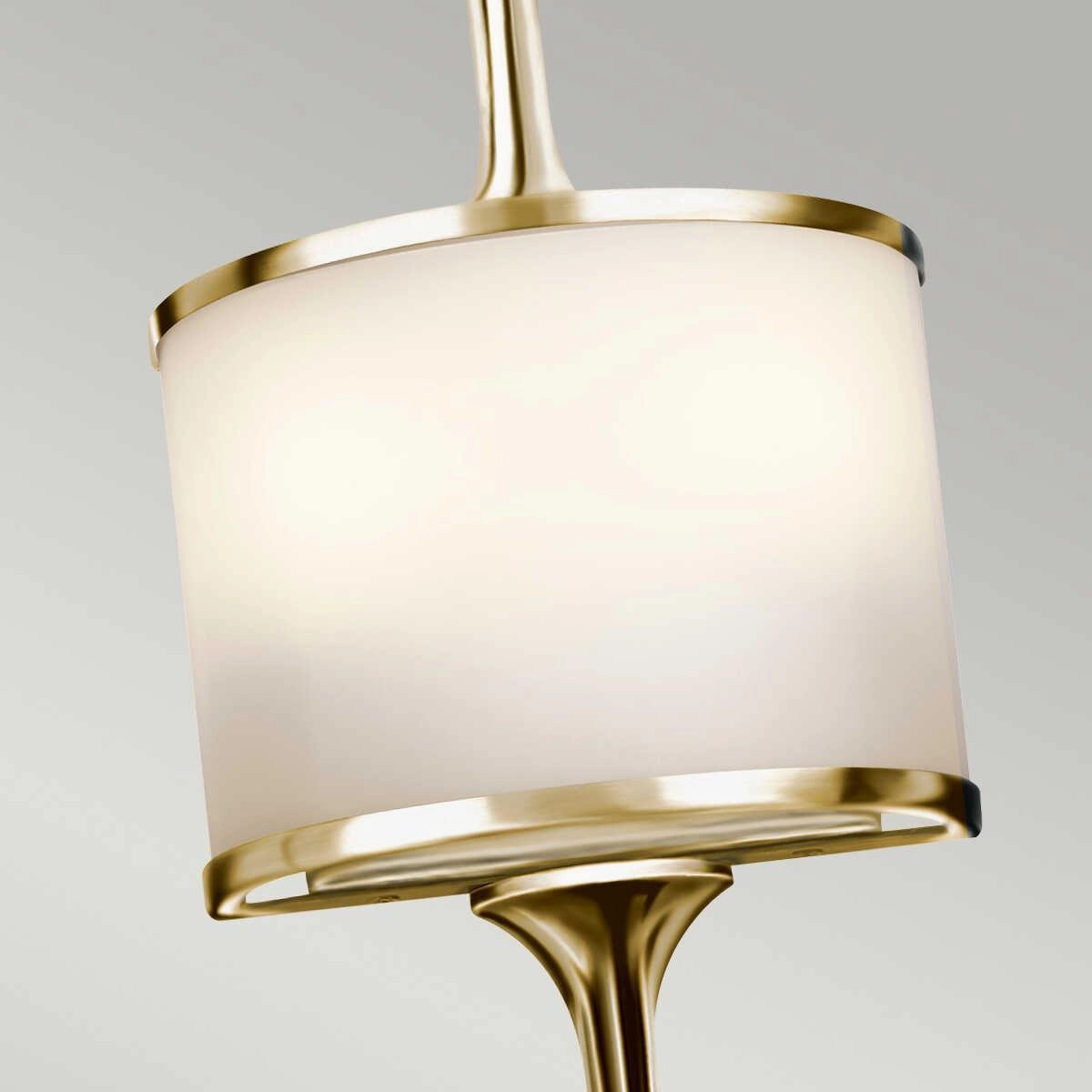 Kichler Mona 2 Light Small Polished Brass Bathroom Wall Light