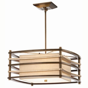 Kichler Moxie Bronze Small Pendant Ceiling Light soft glow ceiling light