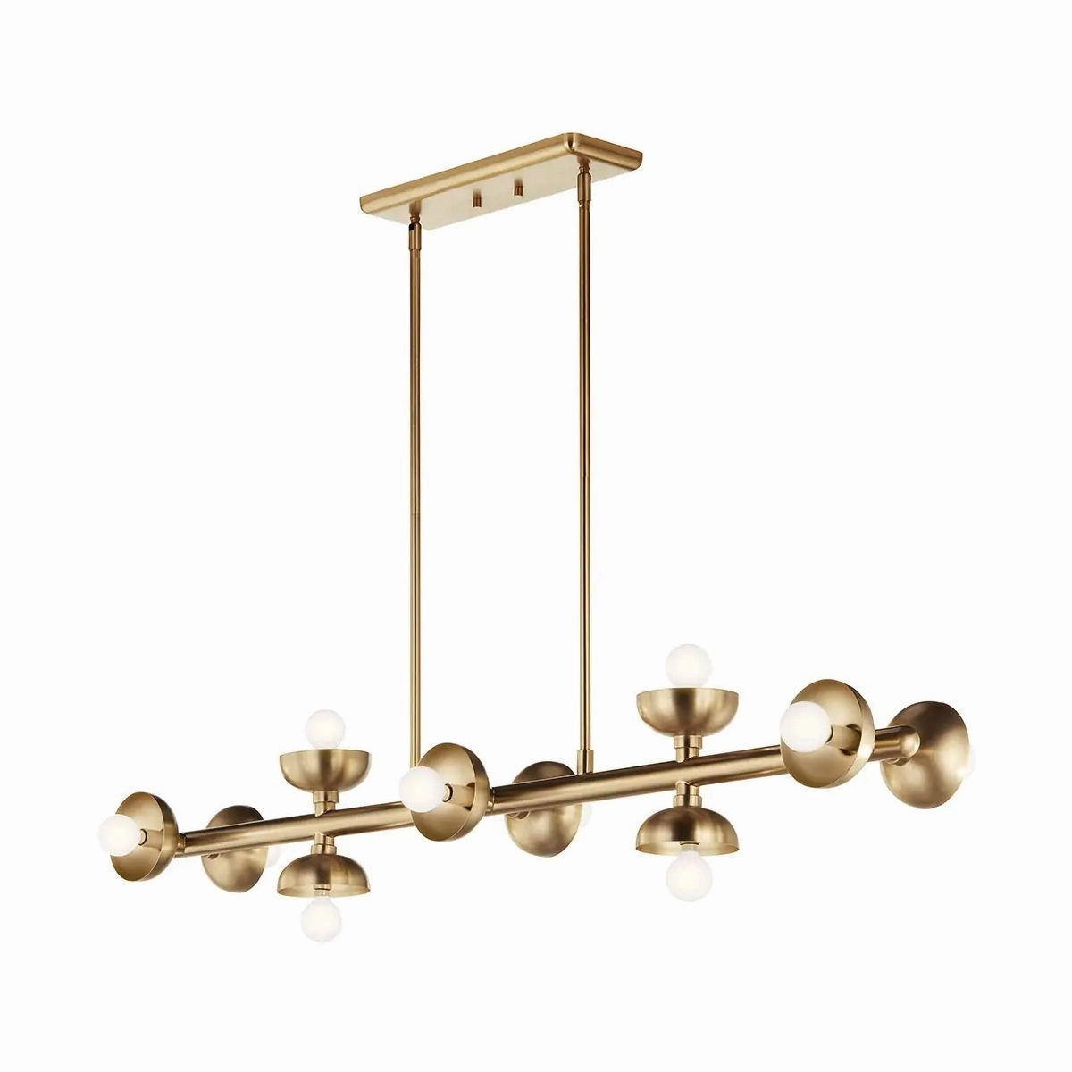 Kichler Palta 10 Light Bronze Kitchen Linear Pendant