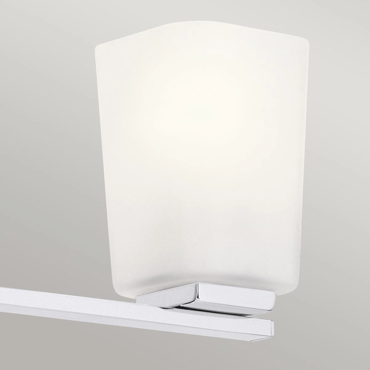 Kichler Roehm 3 Light Chrome Bathroom Wall Light