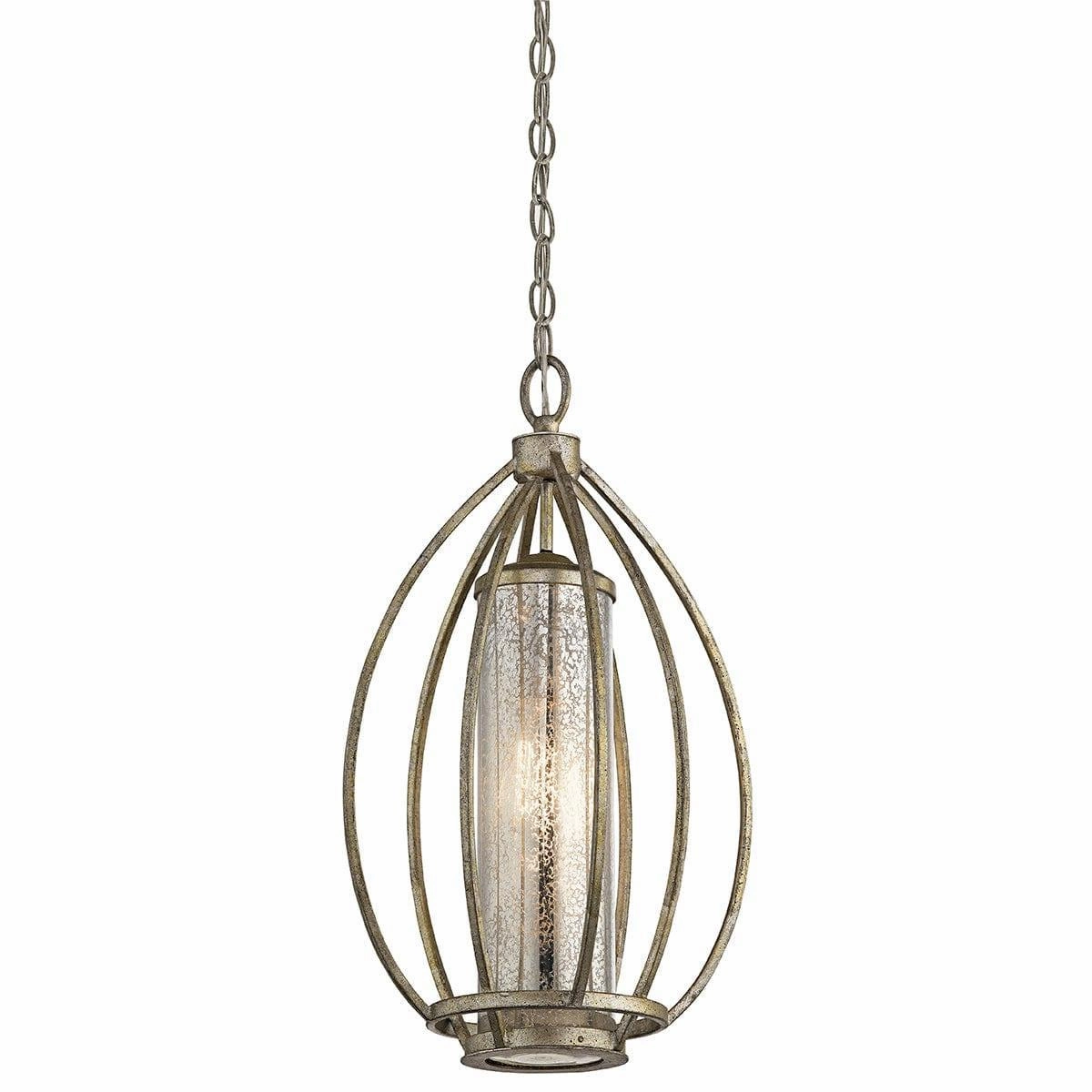 Kichler Rosalie 1 Light Gold Ceiling Pendant soft glow ceiling light