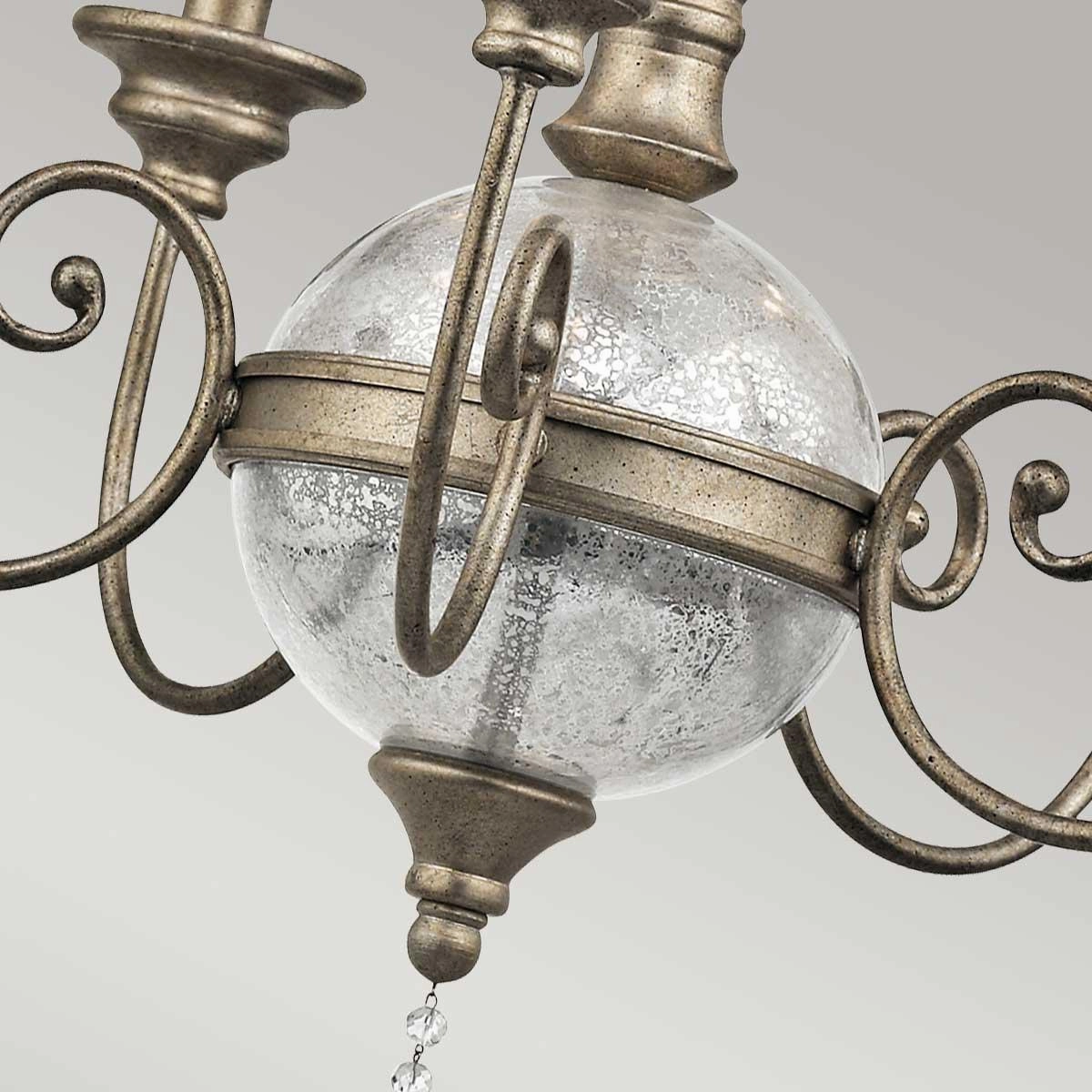 Kichler Rosalie 5 Light Gold Chandelier Ceiling Light