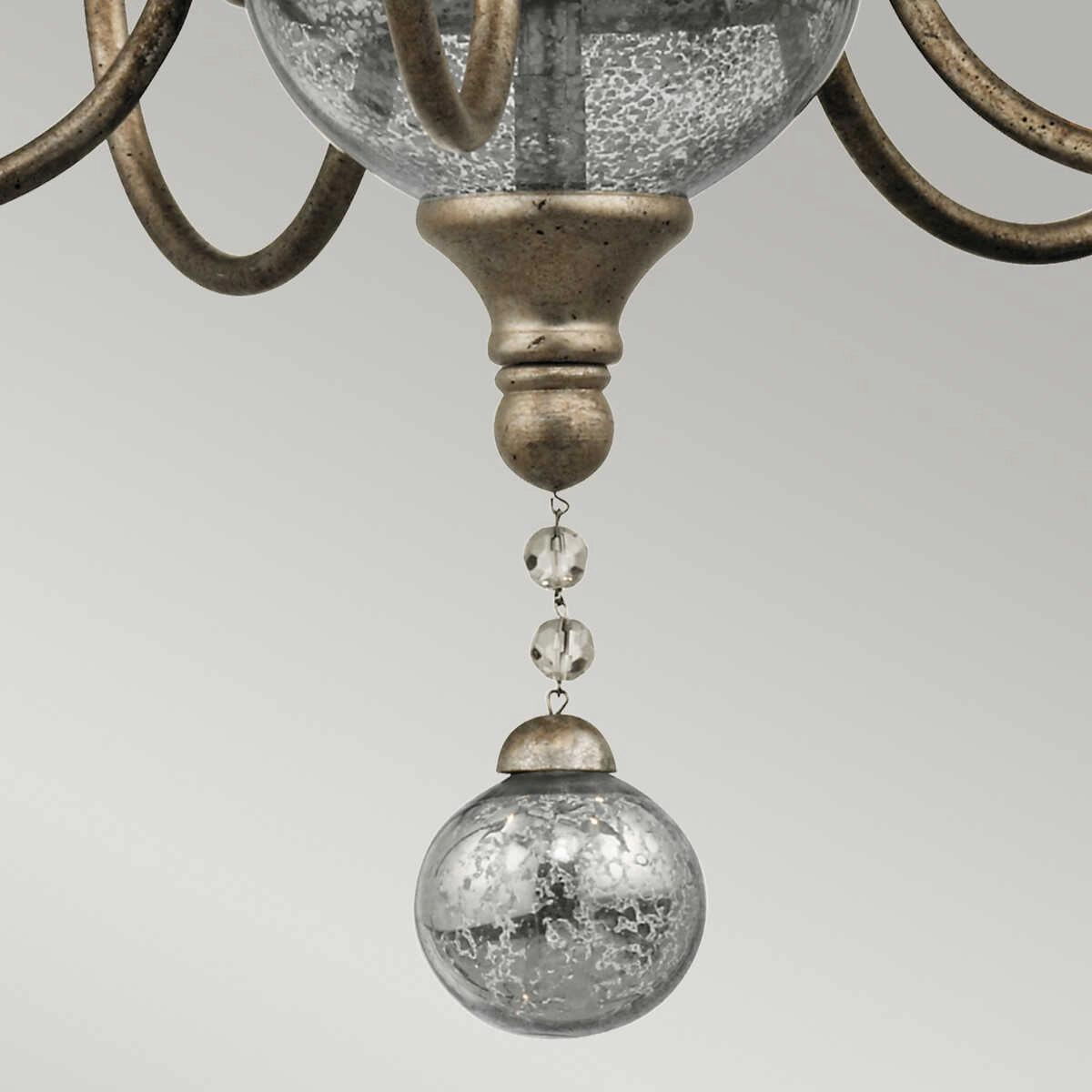 Kichler Rosalie 5 Light Mini Gold Chandelier Ceiling Light