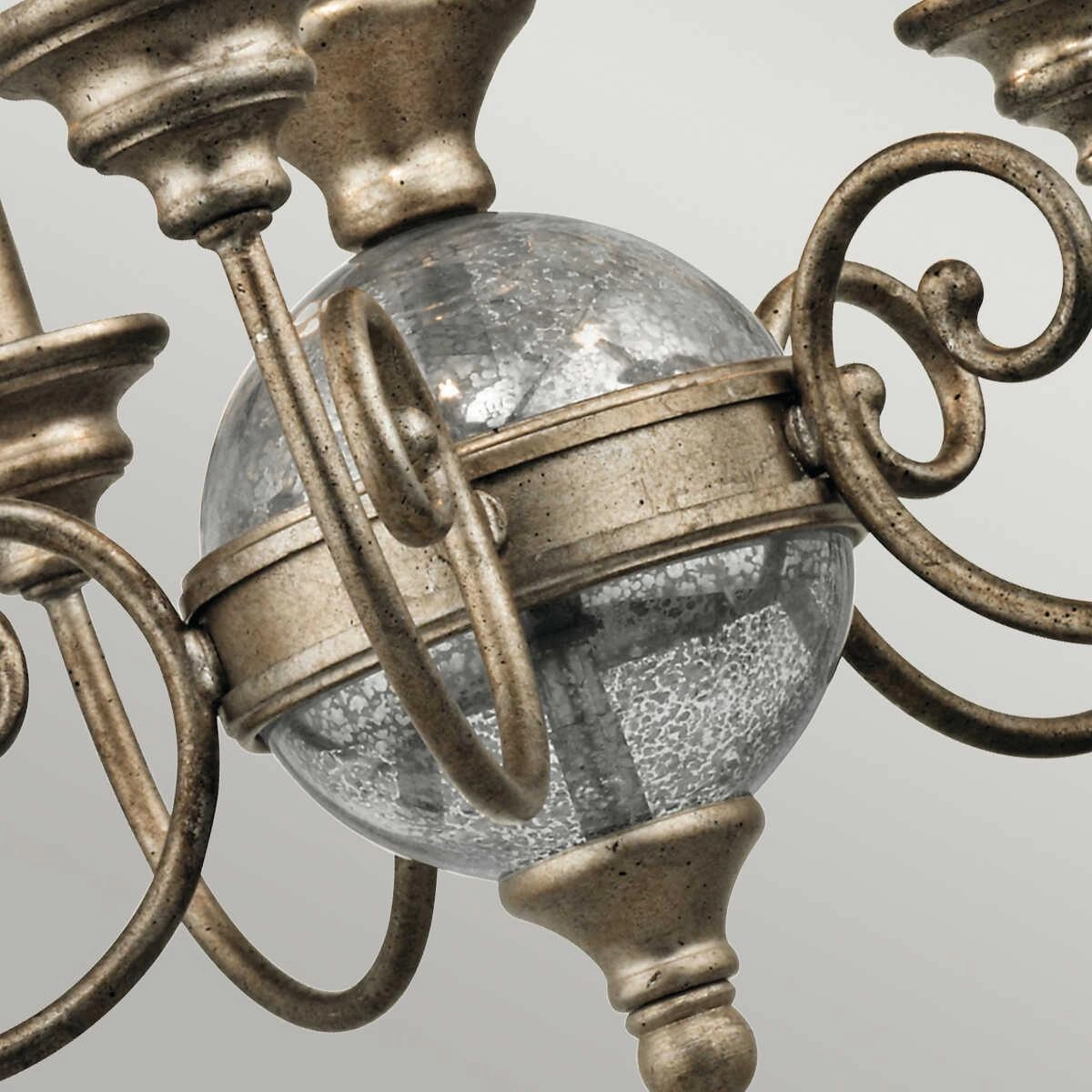 Kichler Rosalie 5 Light Mini Gold Chandelier Ceiling Light