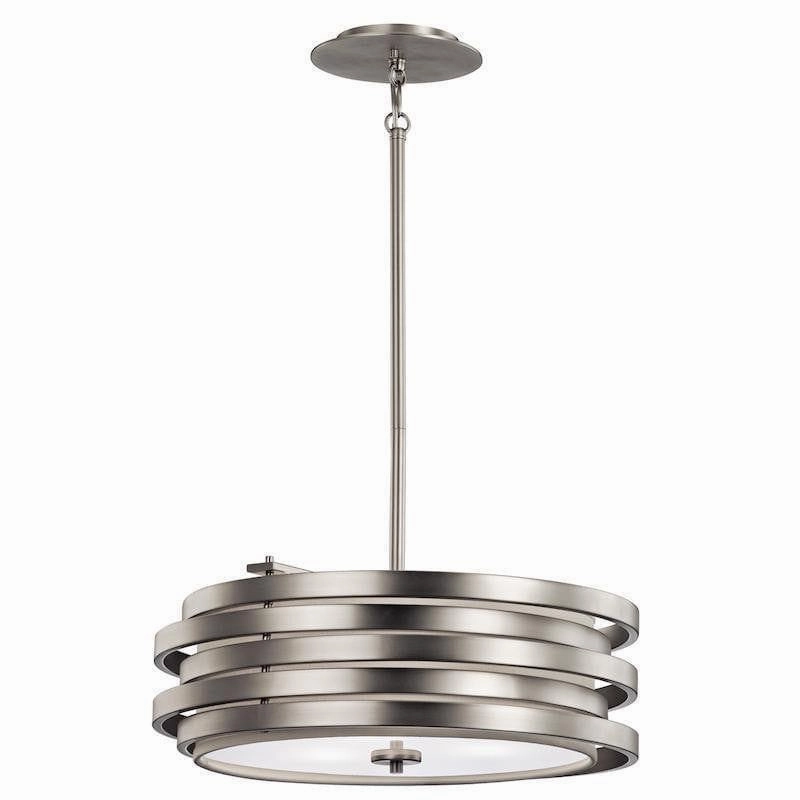 Kichler Roswell Brushed Nickel Pendant Ceiling Light soft glow ceiling light