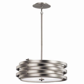 Kichler Roswell Brushed Nickel Pendant Ceiling Light soft glow ceiling light