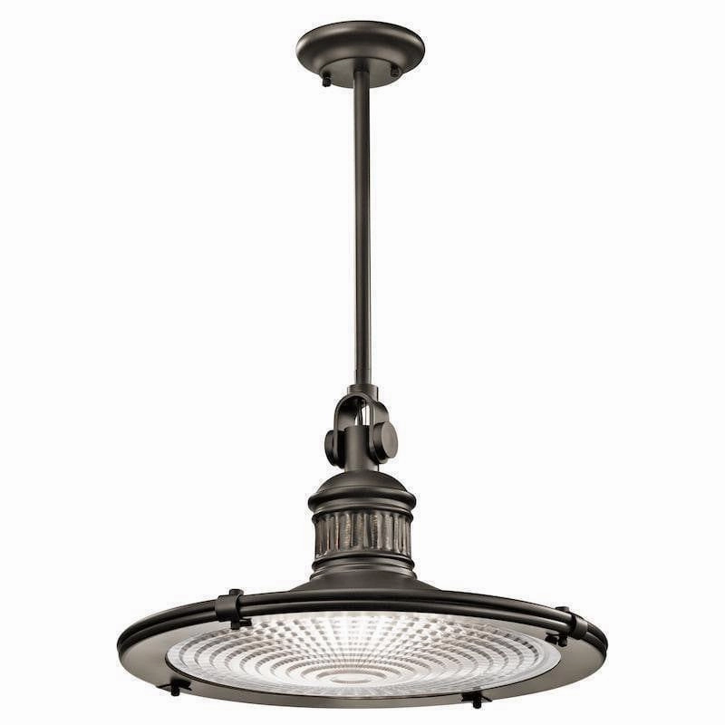 Kichler Sayre XL Olde Bronze Pendant Ceiling Light white ceiling lamp