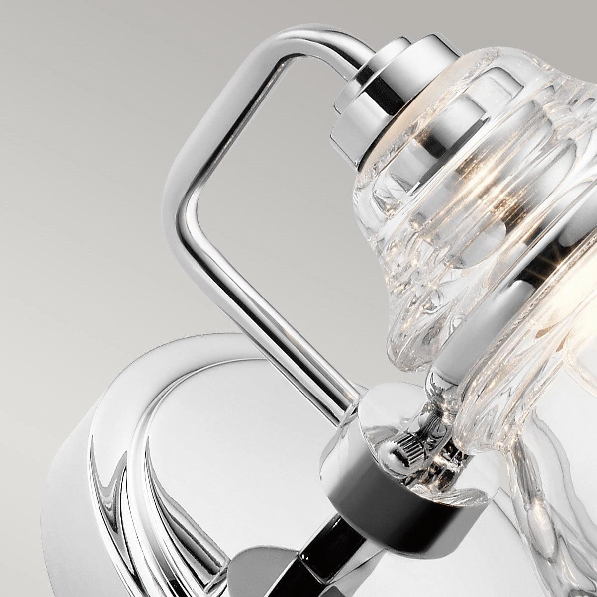 Kichler Talland 1 Light Chrome Bathroom Wall Light