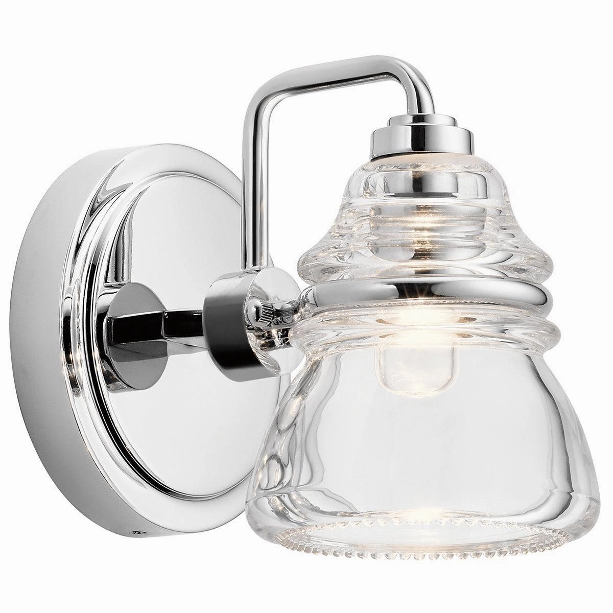 Kichler Talland 1 Light Chrome Bathroom Wall Light vintage desk lamp