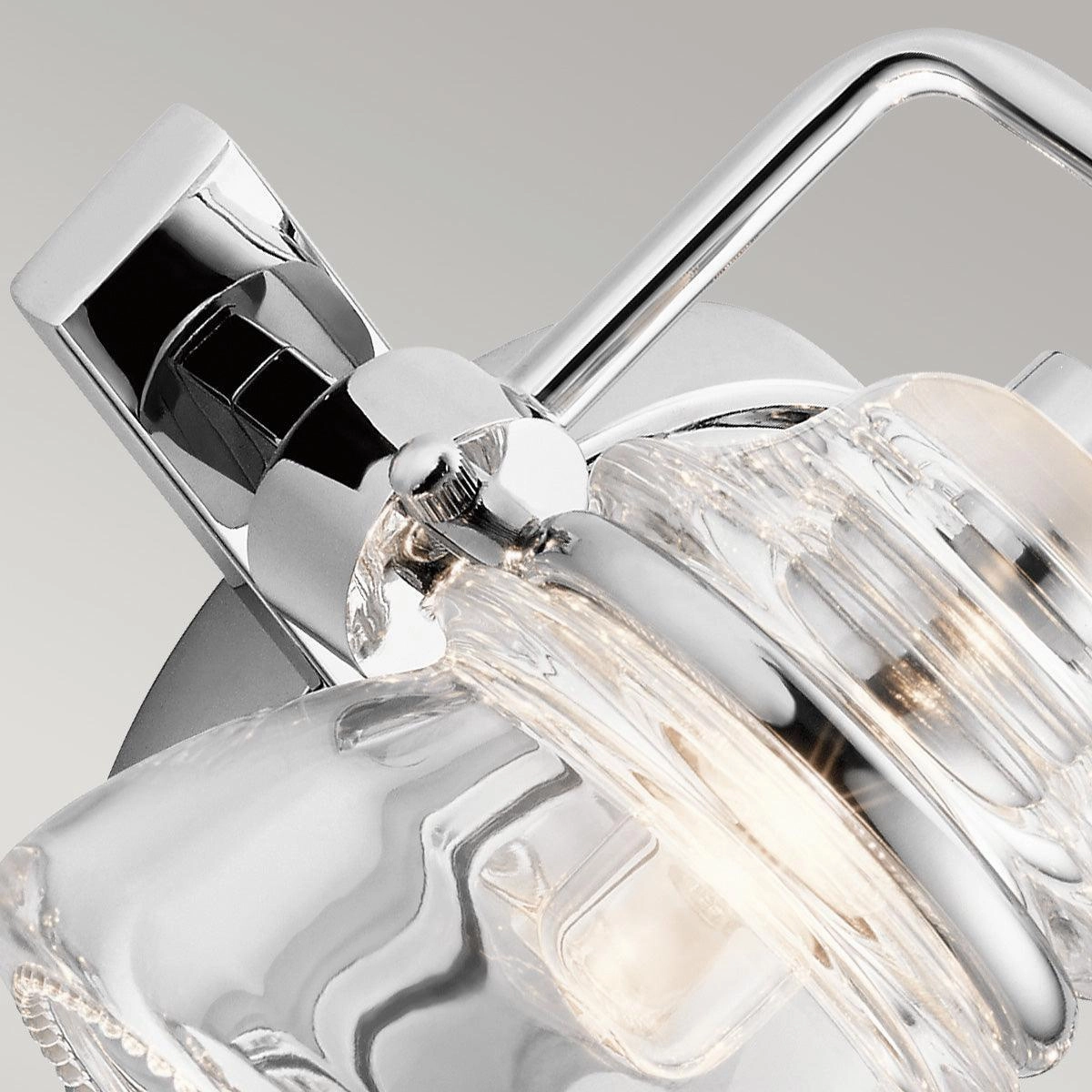 Kichler Talland 2 Light Chrome Bathroom Wall Light