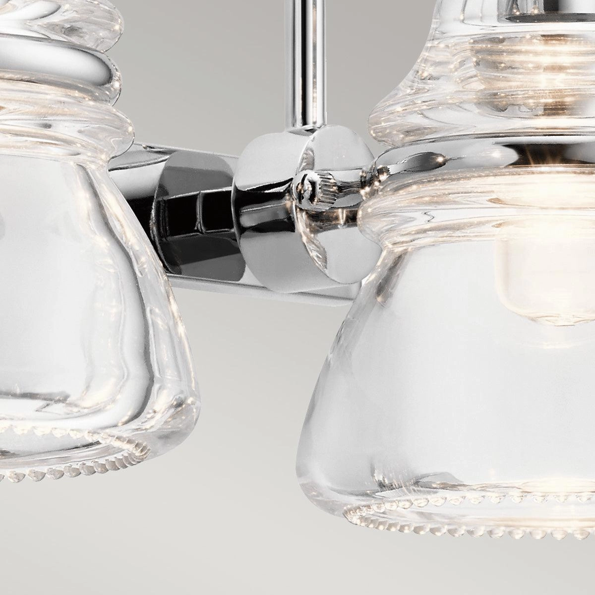 Kichler Talland 2 Light Chrome Bathroom Wall Light