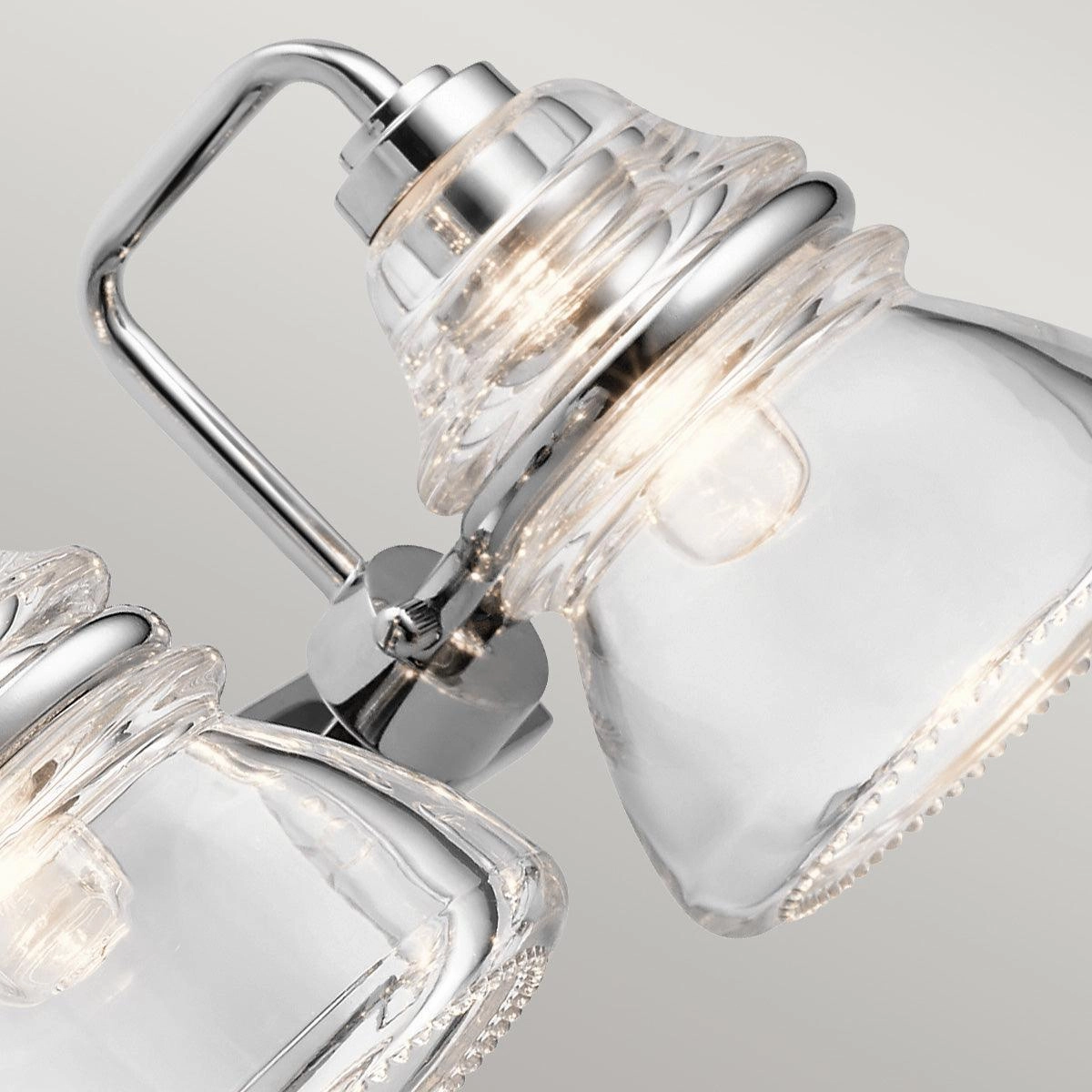 Kichler Talland 3 Light Chrome Bathroom Wall Light
