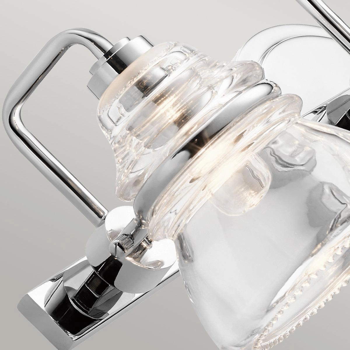 Kichler Talland 3 Light Chrome Bathroom Wall Light