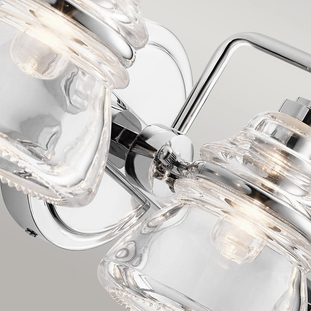 Kichler Talland 3 Light Chrome Bathroom Wall Light