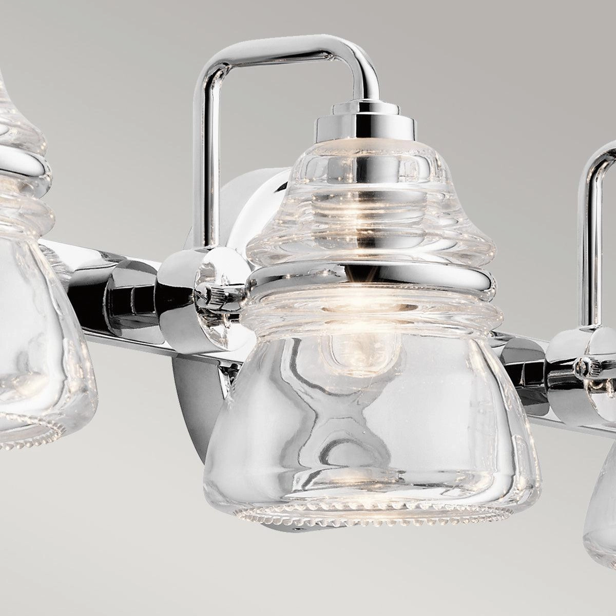 Kichler Talland 4 Light Chrome Bathroom Wall Light