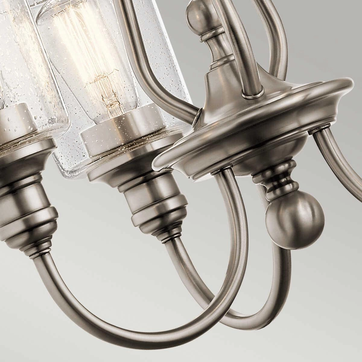 Kichler Waverly 3 Light Chandelier - Classic Pewter