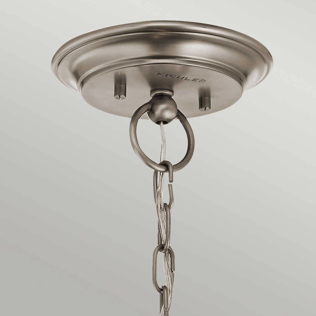 Kichler Waverly 3 Light Chandelier - Classic Pewter