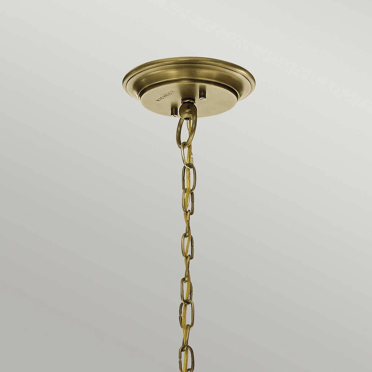 Kichler Waverly 3 Light Chandelier - Natural Brass Damaged Box