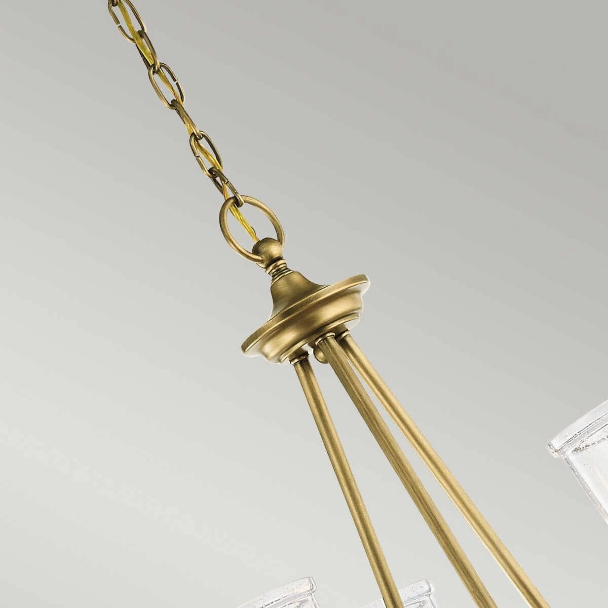 Kichler Waverly 3 Light Chandelier - Natural Brass