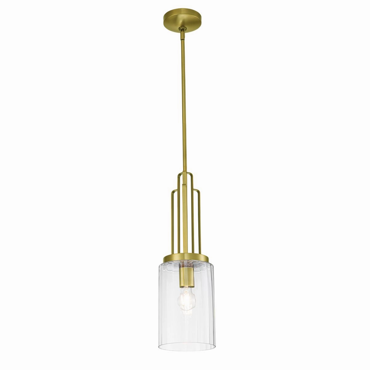 Kimrose 1 Light Mini Brass Ceiling Pendant Light sleek LED ceiling lamp