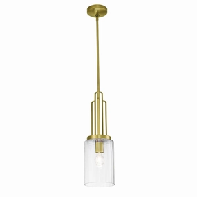 Kimrose 1 Light Mini Brass Ceiling Pendant Light sleek LED ceiling lamp
