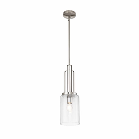 Kimrose 1 Light Mini Nickel Ceiling Pendant Light sleek LED ceiling lamp