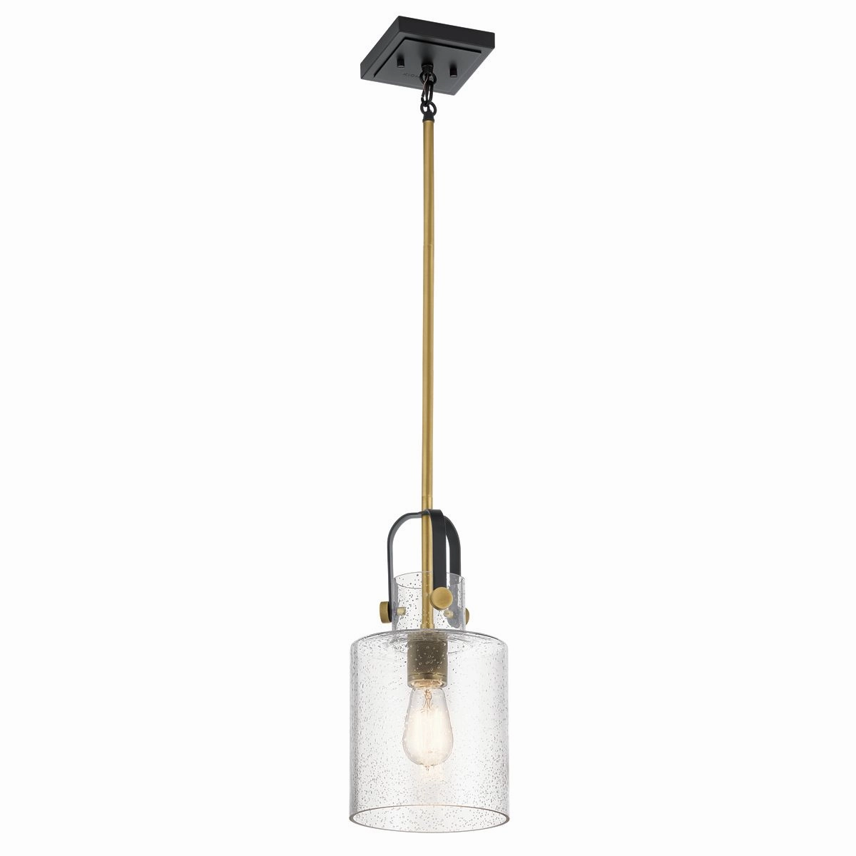 Kitner 1 Light Brass Ceiling Pendant Light sleek LED ceiling lamp