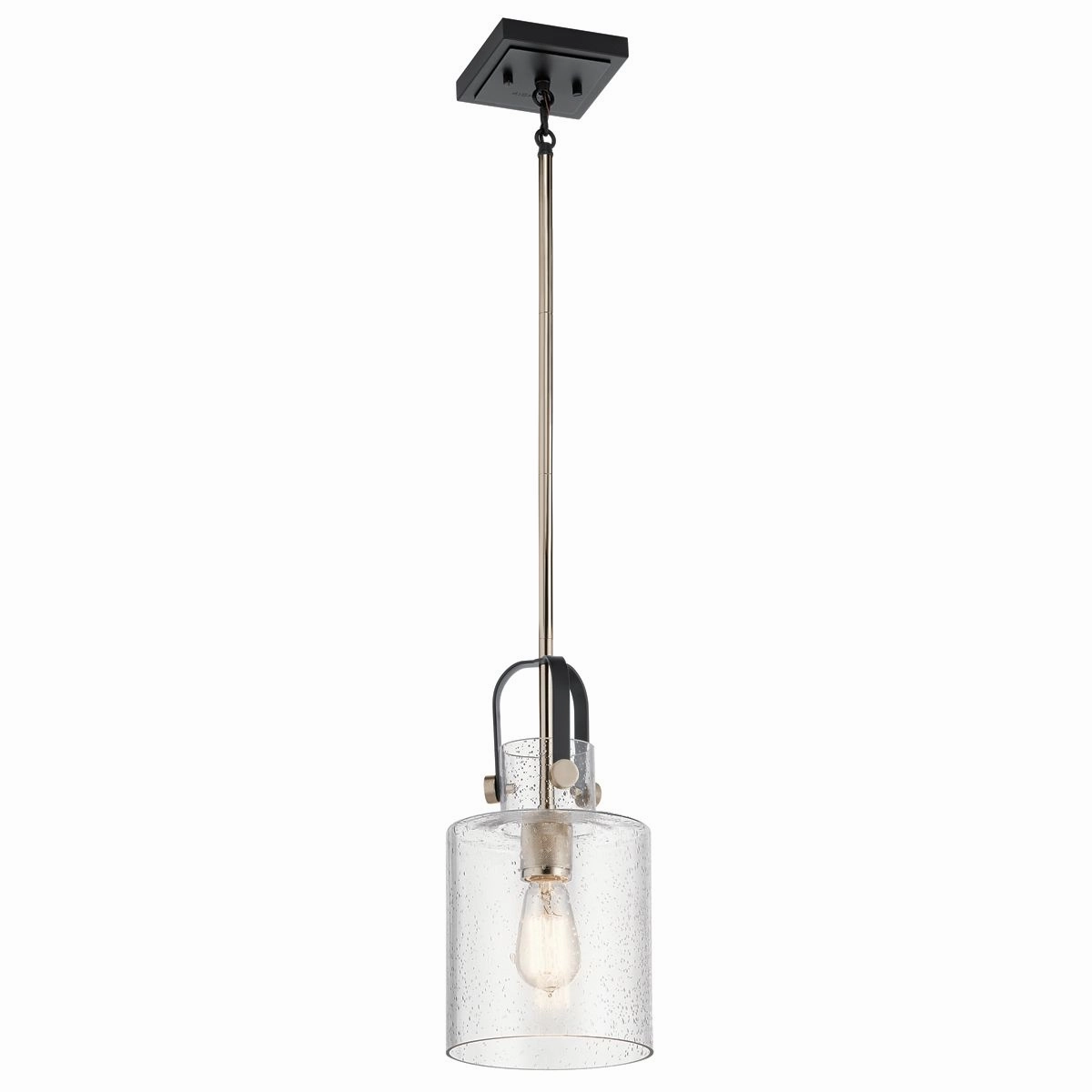 Kitner 1 Light Nickel Ceiling Pendant Light sleek LED ceiling lamp